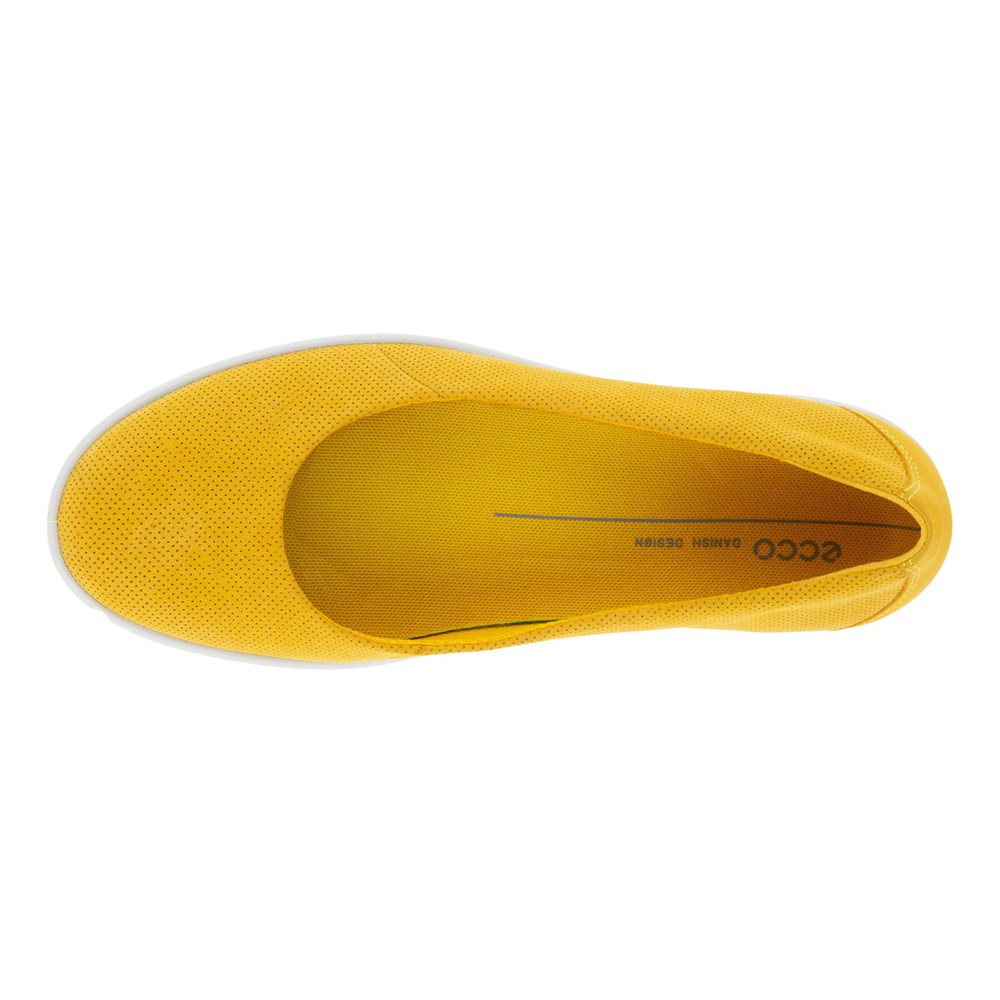 Bailarinas Mujer - ECCO Barentz Slip-Ons - Amarillos - RYW584073